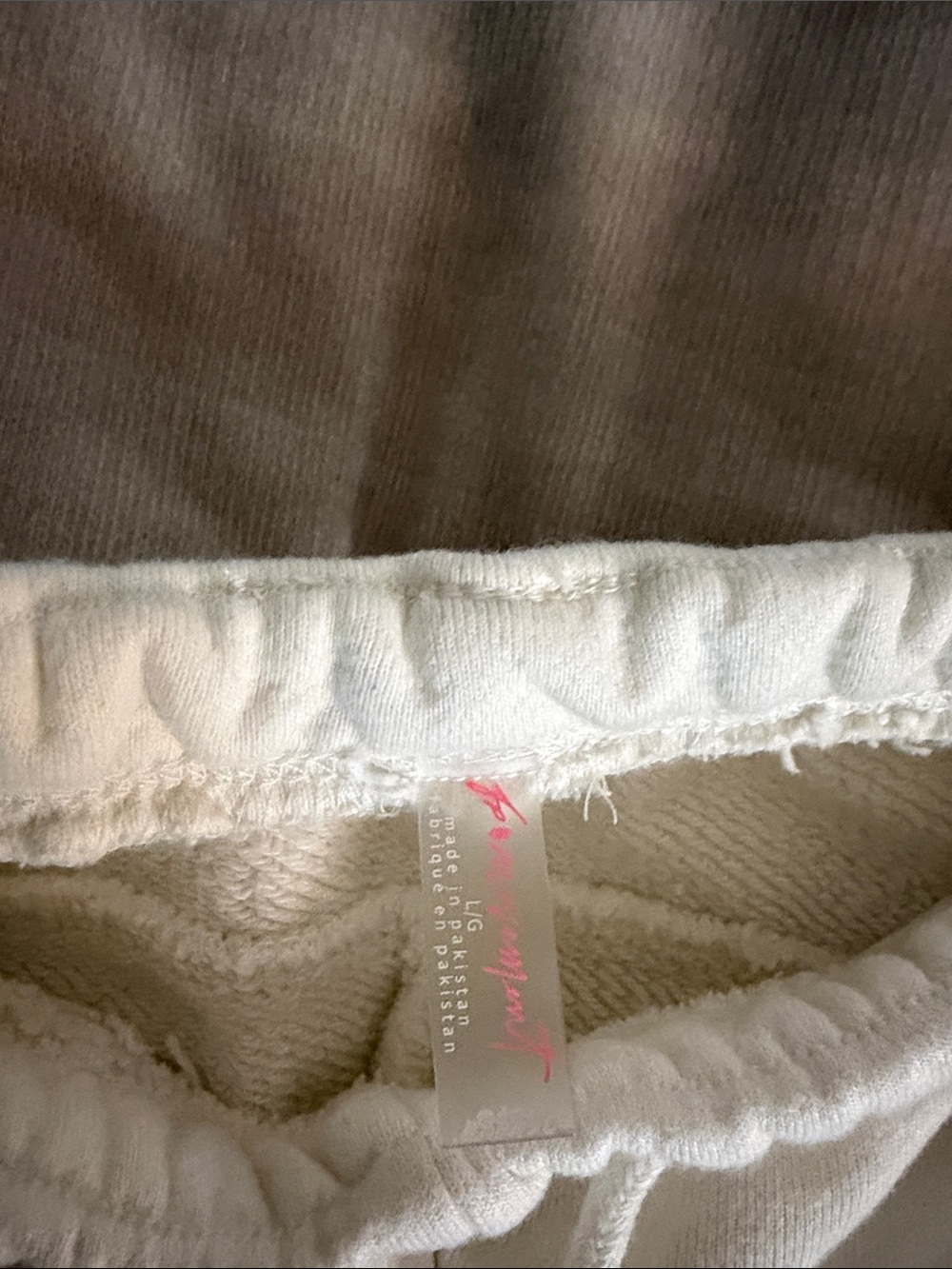 FP Movement by Free People white Drawstring Athletic Lounge Shorts - Picture 3 of 4